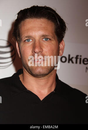 18. April 2015 - New York, New York, US - Schauspieler RICH GRAFF besucht die Premiere von "Tumbledown" während der 2015 TriBeCa Film Festival in TPAC statt. (Bild Kredit: Nancy Kaszerman/ZUMAPRESS.com ©) Stockfoto