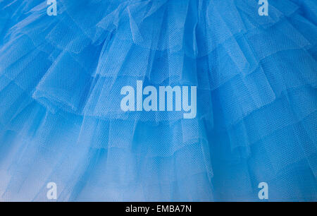 Baby Blau Geflecht aus einem Ballett Tutu Kleid. Stockfoto