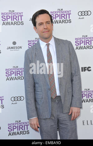 SANTA MONICA, CA - 25. Februar 2012: Ed Helms bei der 2012 Film Independent Spirit Awards am Strand in Santa Monica, CA. 25. Februar 2012 Santa Monica, Kalifornien Stockfoto