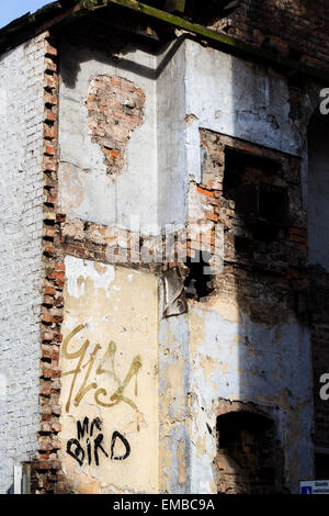 Verlassene Lagerhäuser im nördlichen Viertel von Manchester, England Stockfoto