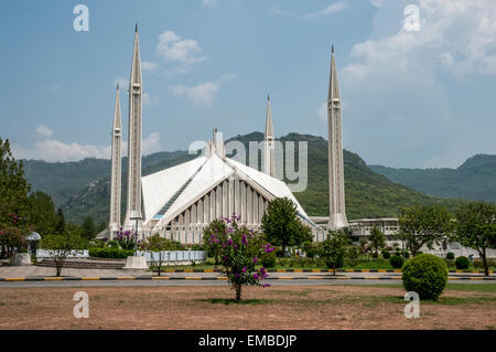 Scheich Faisal Moschee; Islamabad Stockfoto