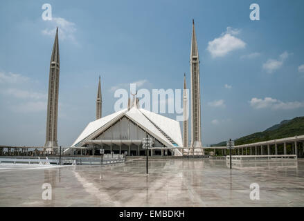 Scheich Faisal Moschee; Islamabad Stockfoto