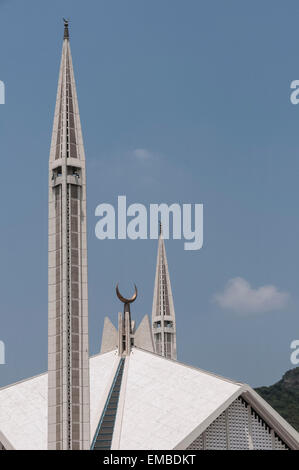 Scheich Faisal Moschee; Islamabad Stockfoto