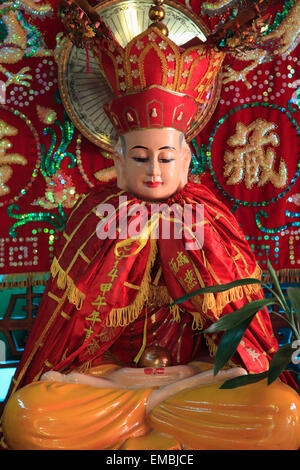 Vietnam, Ho-Chi-Minh-Stadt, Cholon, Ha Chuong Hoi Quan Pagode, Innenraum, Stockfoto