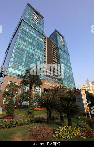 Vietnam, Ho Chi Minh Stadt, Saigon, Vincom-Center, Wolkenkratzer, Stockfoto