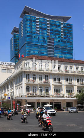 Vietnam, Ho Chi Minh Stadt, Saigon, Hotel Continental, Vincom-Center, Stockfoto