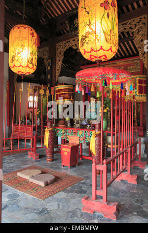 Vietnam, Hoi An, Quan Cong Tempel, Interieur, Stockfoto