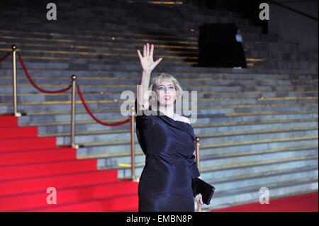 Peking, Peking, CHN, China. 18. April 2015. Peking, CHINA - 18. April 2015: Regisseur Carol Morley bei der '' The Falling'' Premiere während der 5. Beijing International Filmfestival. © SIPA Asien/ZUMA Draht/Alamy Live-Nachrichten Stockfoto