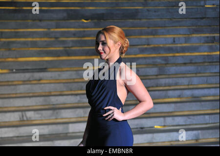 Peking, Peking, CHN, China. 18. April 2015. Peking, CHINA - 18. April 2015: Schauspieler Florenz bei der '' The Falling'' Premiere während der 5. Beijing International Filmfestival. © SIPA Asien/ZUMA Draht/Alamy Live-Nachrichten Stockfoto