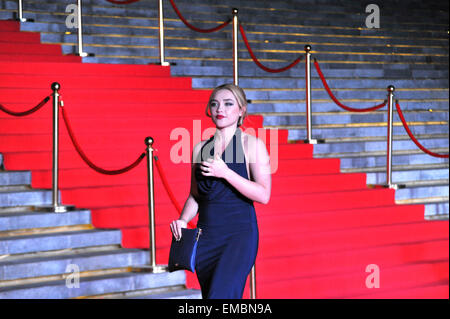 Peking, Peking, CHN, China. 18. April 2015. Peking, CHINA - 18. April 2015: Schauspieler Florenz bei der '' The Falling'' Premiere während der 5. Beijing International Filmfestival. © SIPA Asien/ZUMA Draht/Alamy Live-Nachrichten Stockfoto