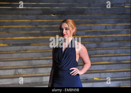 Peking, Peking, CHN, China. 18. April 2015. Peking, CHINA - 18. April 2015: Schauspieler Florenz bei der '' The Falling'' Premiere während der 5. Beijing International Filmfestival. © SIPA Asien/ZUMA Draht/Alamy Live-Nachrichten Stockfoto