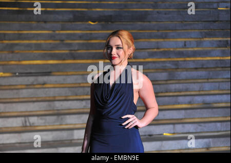 Peking, Peking, CHN, China. 18. April 2015. Peking, CHINA - 18. April 2015: Schauspieler Florenz bei der '' The Falling'' Premiere während der 5. Beijing International Filmfestival. © SIPA Asien/ZUMA Draht/Alamy Live-Nachrichten Stockfoto