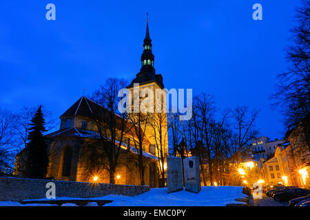 St.-Nikolaus-Kirche in Tallinn, Estland Stockfoto