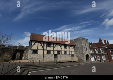 Westgate Hall Southampton, früher bekannt als Tudor Händler Halle in Southampton Altstadt Stockfoto