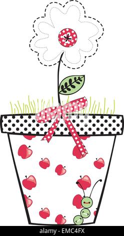 Daisy Flower Stock Vektor