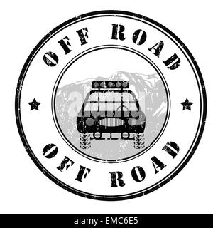 Off Road-Stempel Stock Vektor