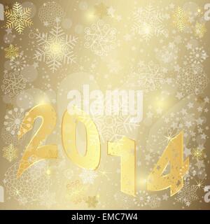 Weihnachten-Goldrahmen Stock Vektor