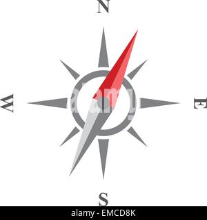 Kompass Vektor Icon. Stock Vektor