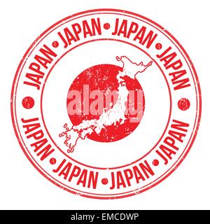 Japan-Stempel Stock Vektor