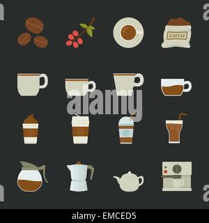 Kaffee-Symbol Stock Vektor