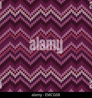 Nahtlose Strickmuster Stock Vektor