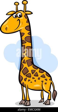 niedliche Giraffe cartoon illustration Stock Vektor