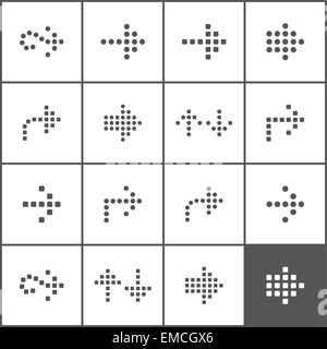 Pfeil ein icon9 Stock Vektor