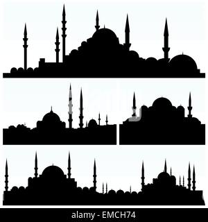 Arabesque Stadtansichten Stock Vektor