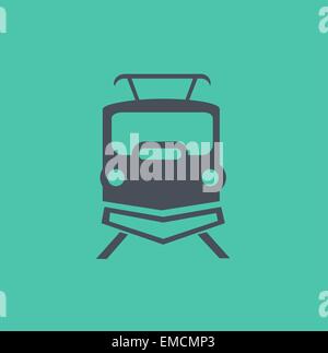 Transport-flach-Symbol Stock Vektor