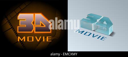 3D Film Stock Vektor