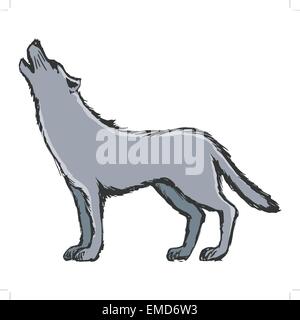 Wolf Stock Vektor