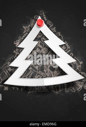 Frohe Weihnachten elegante Struktur. Stock Vektor