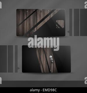 Visitenkarten-Design Stock Vektor