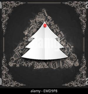 Frohe Weihnachten elegante Struktur. Stock Vektor