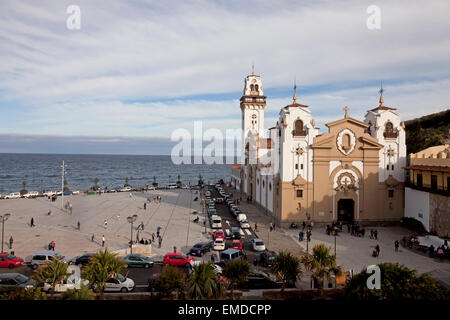 die katholische Basilika von Candelaria, Teneriffa, Kanarische Inseln, Spanien, Europa Stockfoto