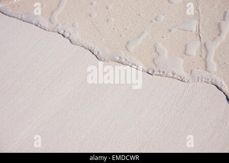 Sand Hintergrund mit Welle Stockfoto