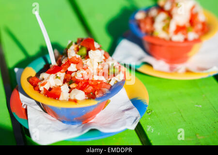 Bahamischen Conch Salat Stockfoto