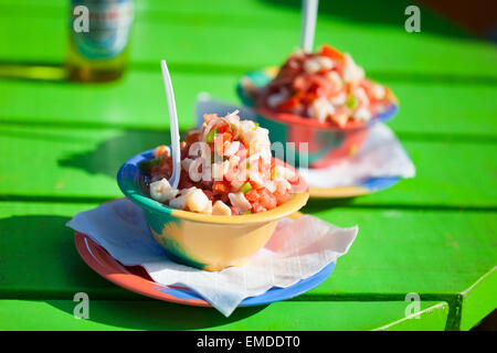 Bahamischen Conch Salat Stockfoto