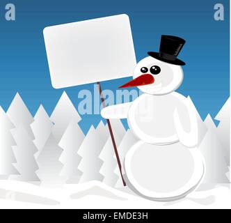 Weihnachten Schneemann Stock Vektor