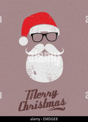 Christmas Santa Hintergrund Stock Vektor