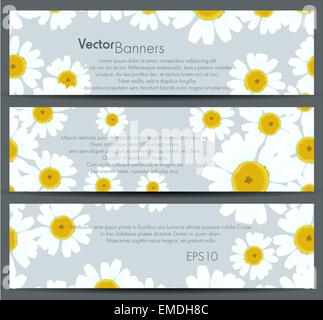 Blume-Vektor-Banner Stock Vektor