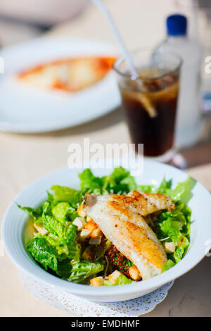 Caesar Salat Stockfoto