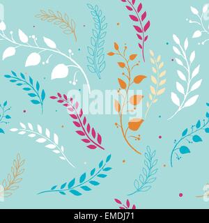 Nahtlose Blumenmuster Stock Vektor