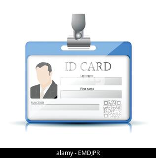 ID-Karte Stock Vektor