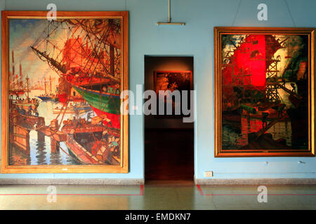 Benito Quinquela Martin Museum für Kunst und Schule. La Boca, Buenos Aires, Argentinien Stockfoto