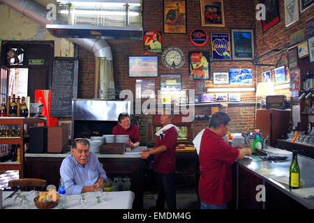 "El Obrero" Cantina Restaurant, La Boca, Buenos Aires, Argentinien Stockfoto