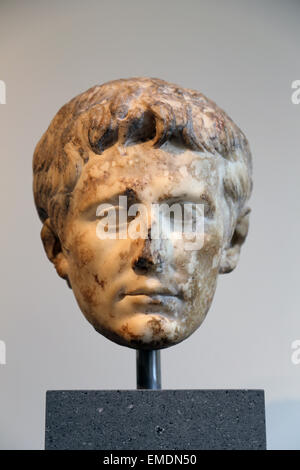 Porträt des Kaisers Augustus (63BC-14 n. Chr.). Roman. Julio-Claudian Periode. 14-37 N. CHR.. Metropolitan Museum of Art. NY. USA. Stockfoto