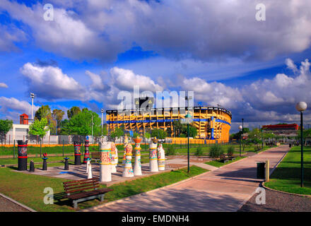 Einheimische Flora Park Quinquela Martin. La Boca, Buenos Aires, Argentinien Stockfoto