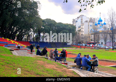 "Lezama Park". San Telmo, Buenos Aires, Argentinien Stockfoto