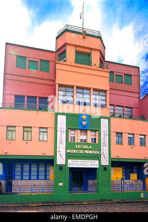 Benito Quinquela Martin Museum für Kunst und Schule. La Boca, Buenos Aires, Argentinien Stockfoto